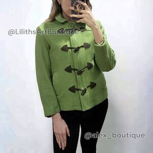 GAP Wool Toggle Pea Coat(S016)-Size S for Women